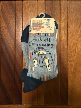 Blue Q Crew Socks